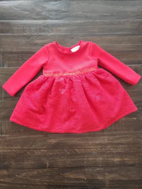 18M Beautiful red dress long sleeve , Kids 18 Month (12-18M)