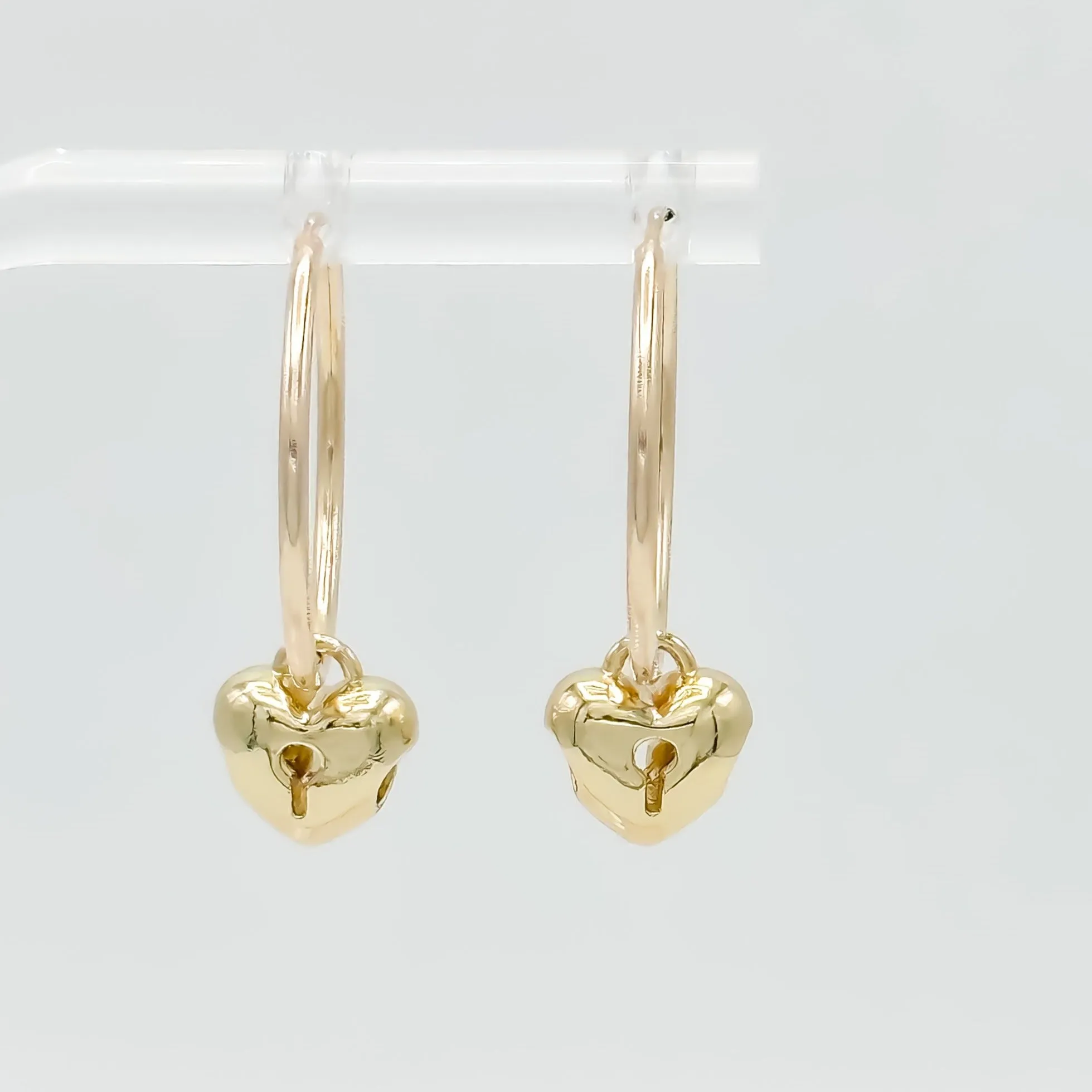 Abigail Charm Hoop Earring