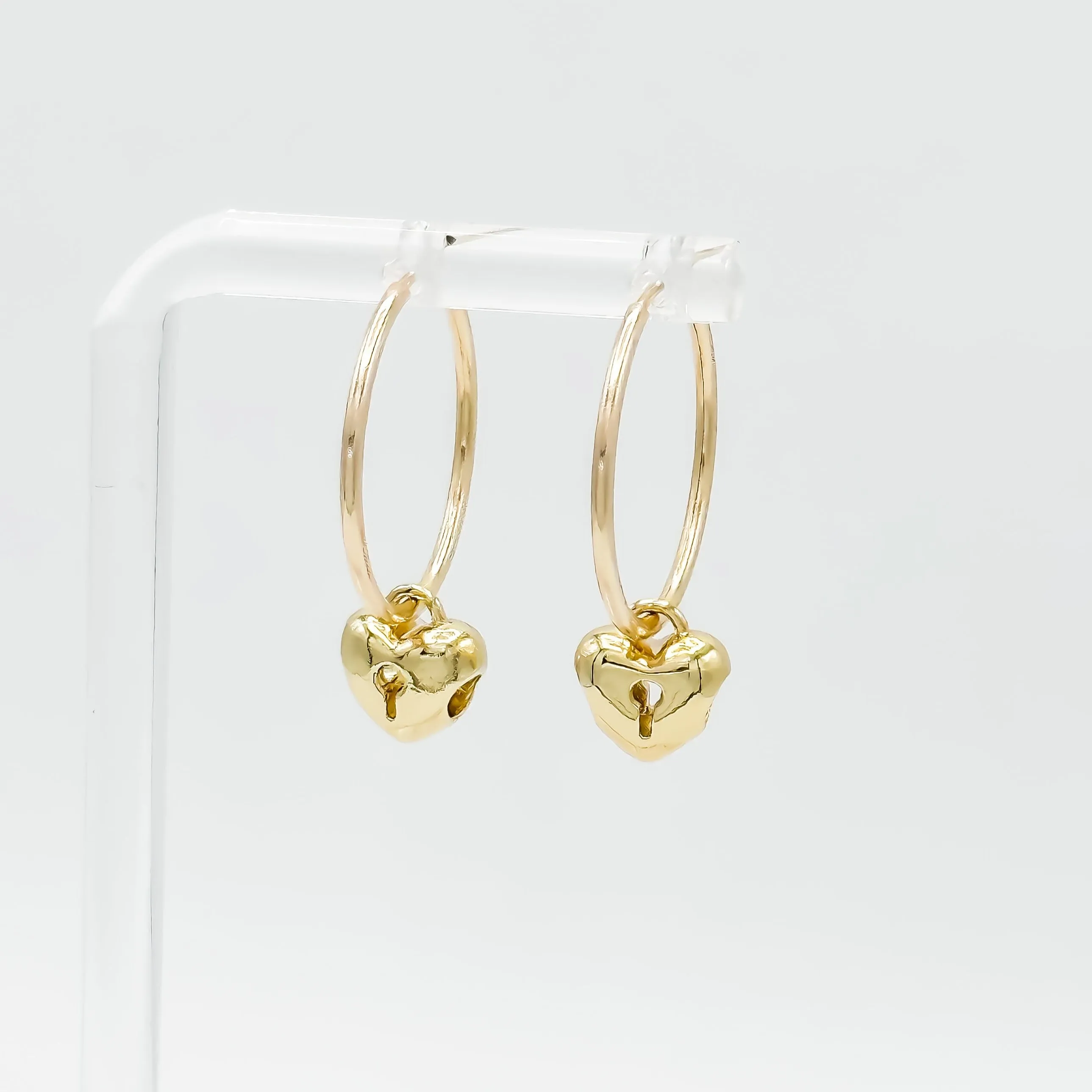 Abigail Charm Hoop Earring
