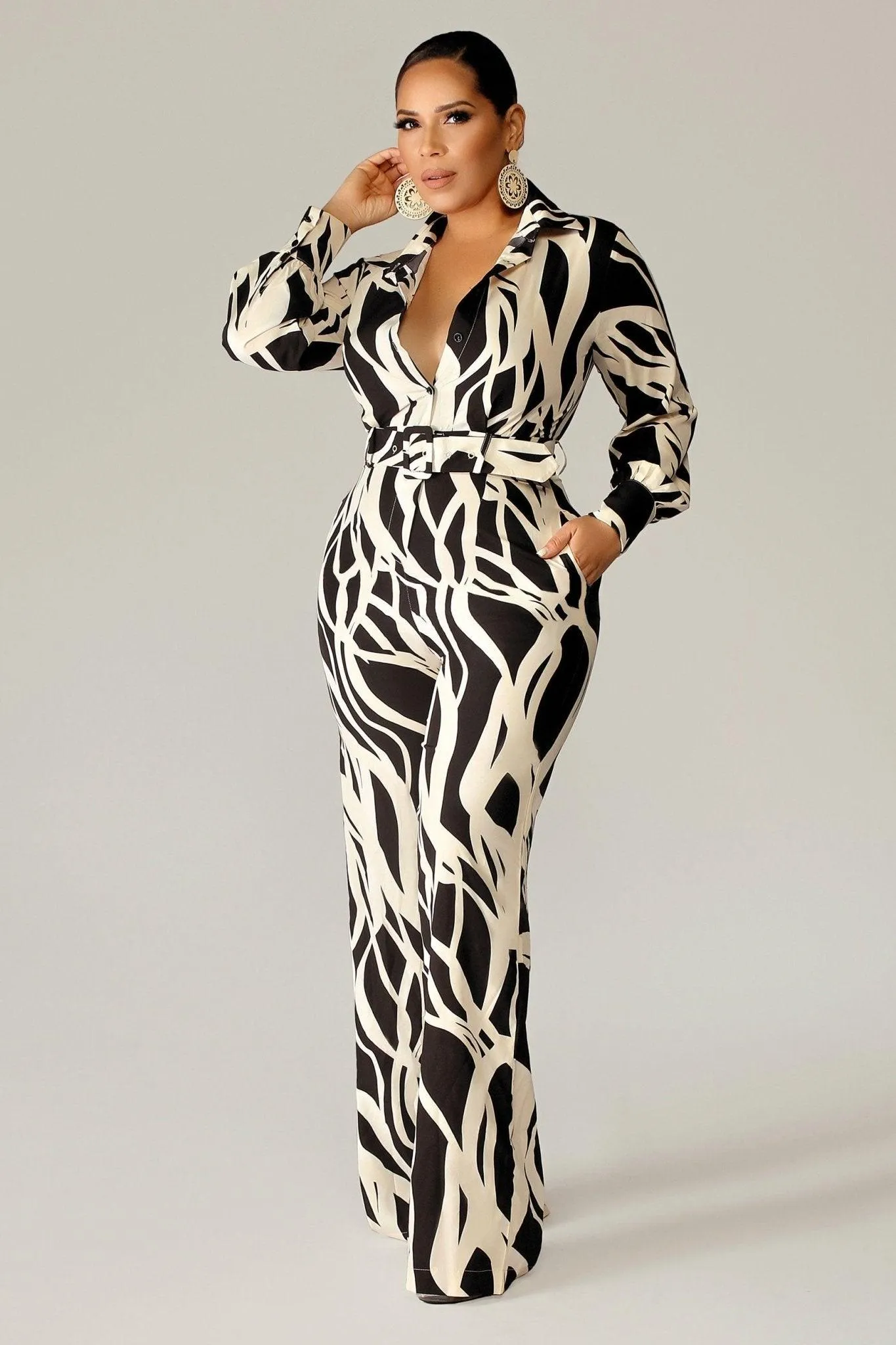 Amani Belted Jumpsuit