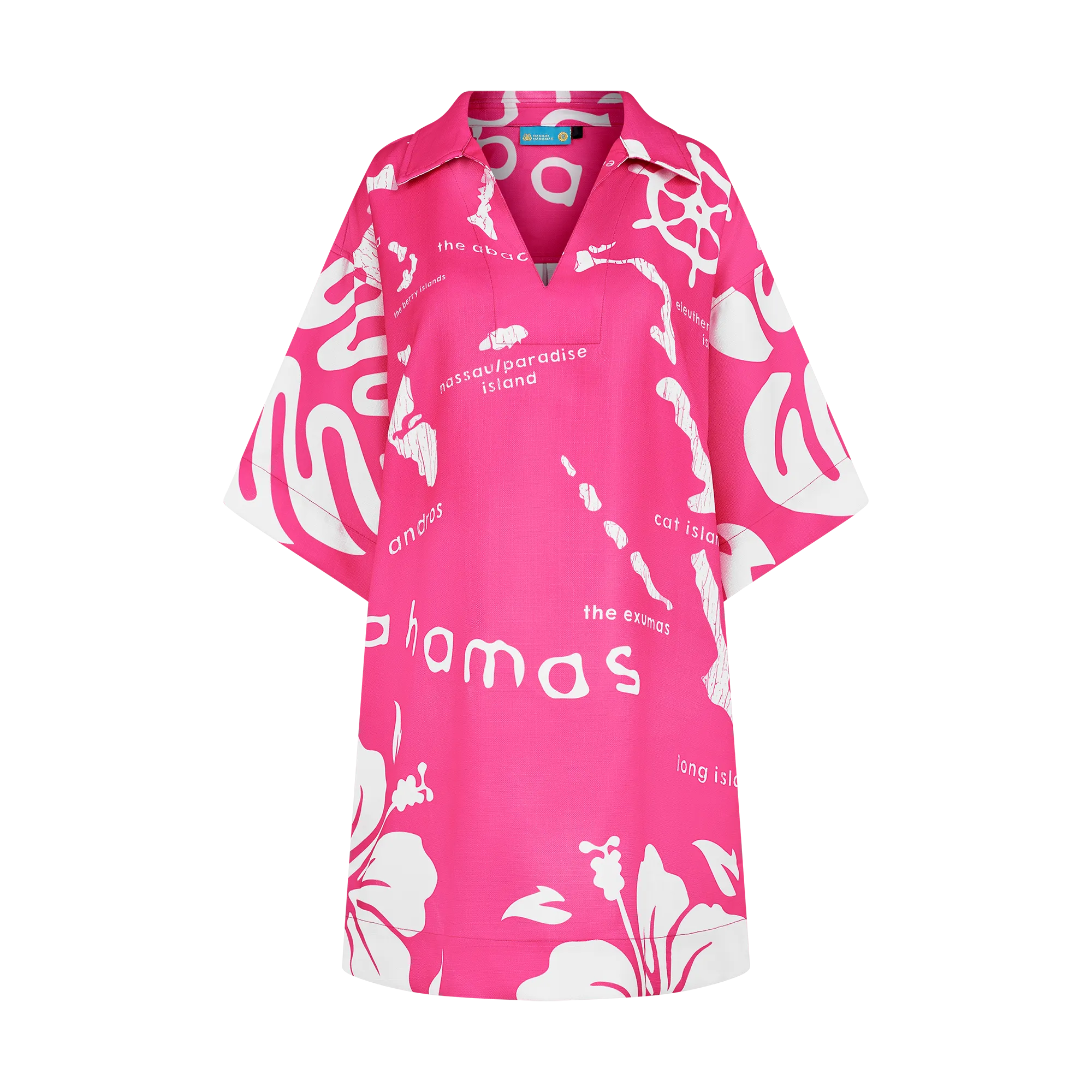ARCHIPELAGO TUNIC DRESS-PINK