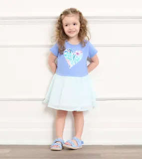 Baby & Toddler Girls Wild Flower Heart Layered Dress