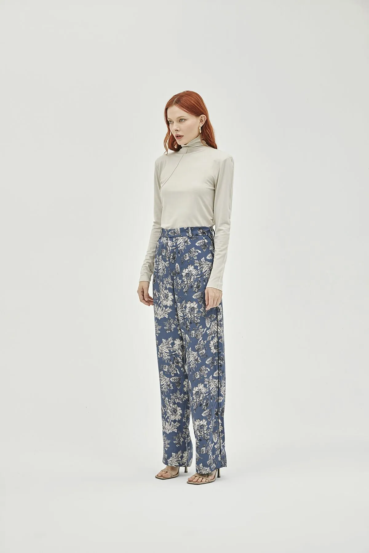 Blue Jane Patterned Pants