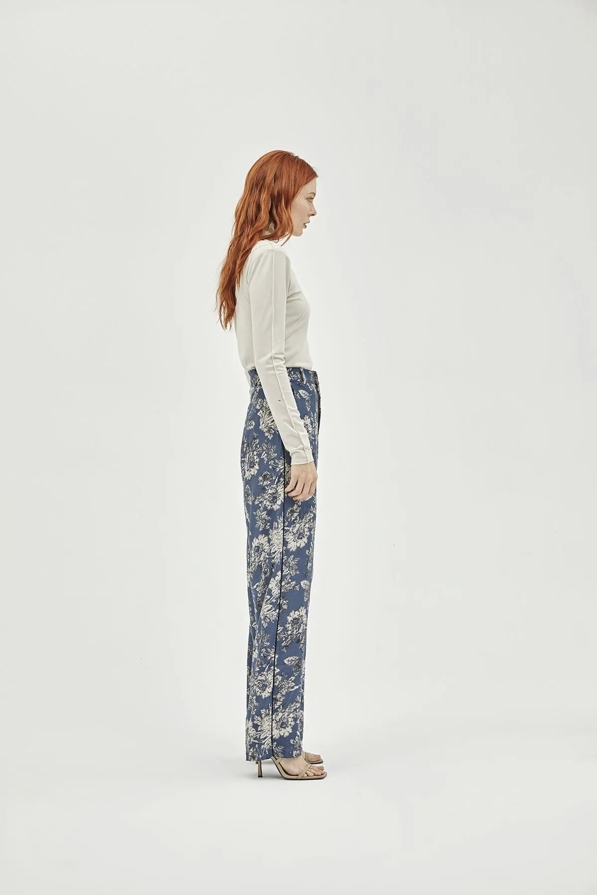 Blue Jane Patterned Pants