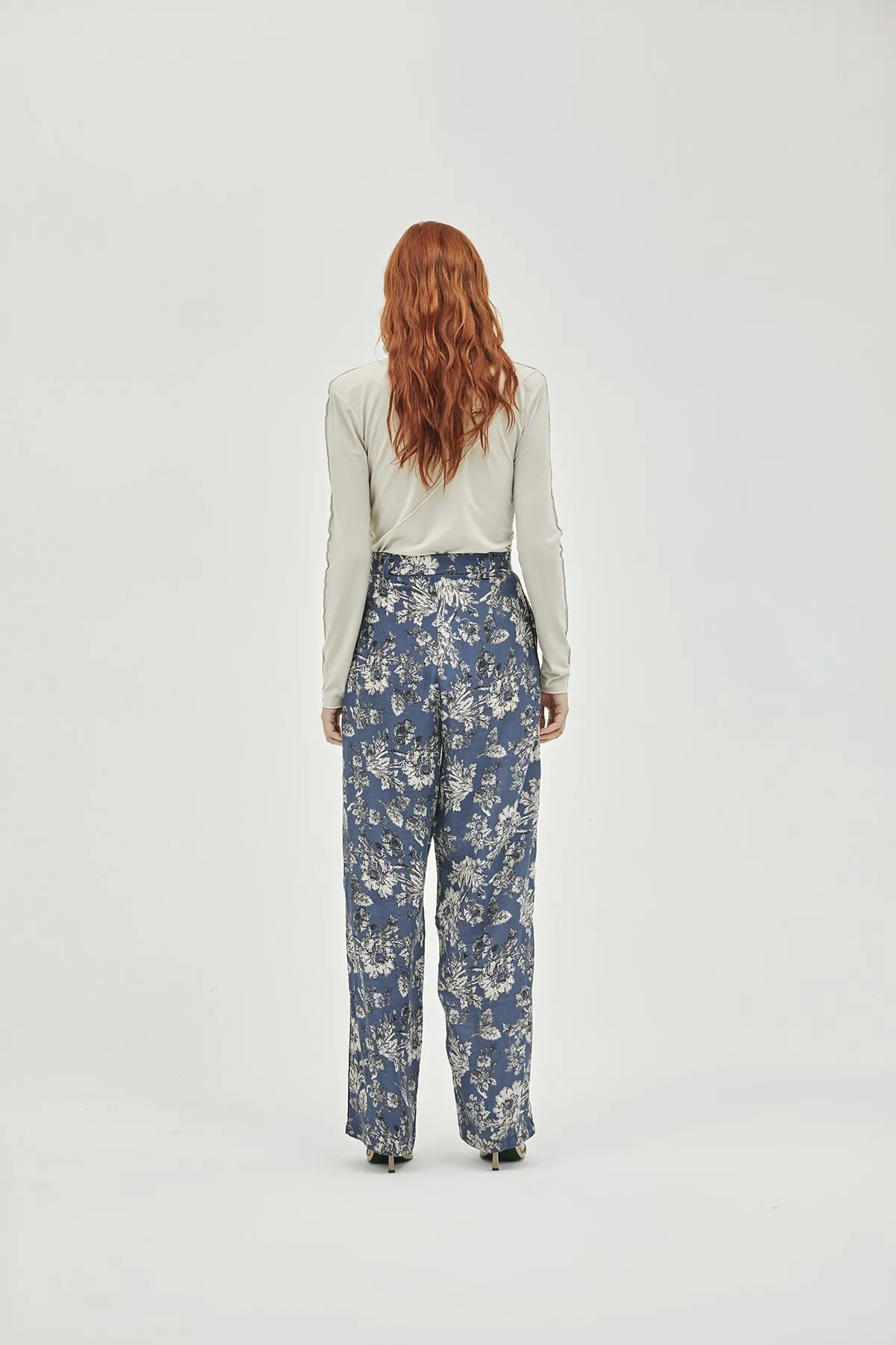 Blue Jane Patterned Pants