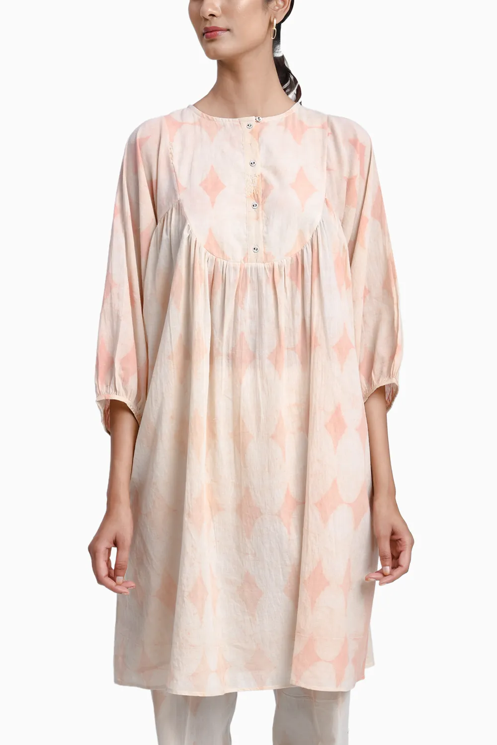 Blush Pink Tunic & Trousers Set