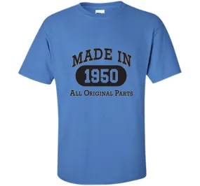 Born in 1950 T-shirt - hot trend birthday gift