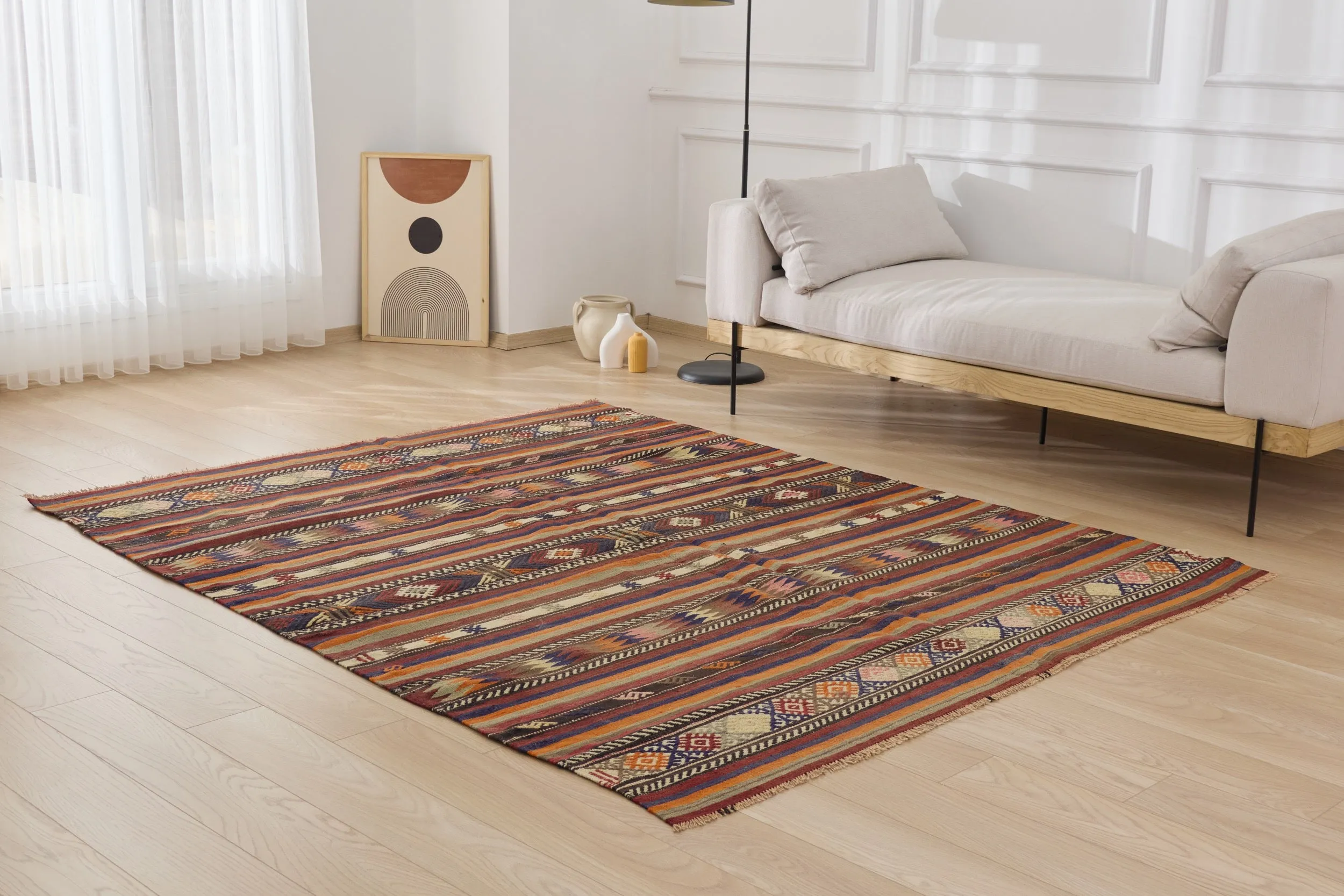 Brianna - Vintage Turkish Kilim Rug