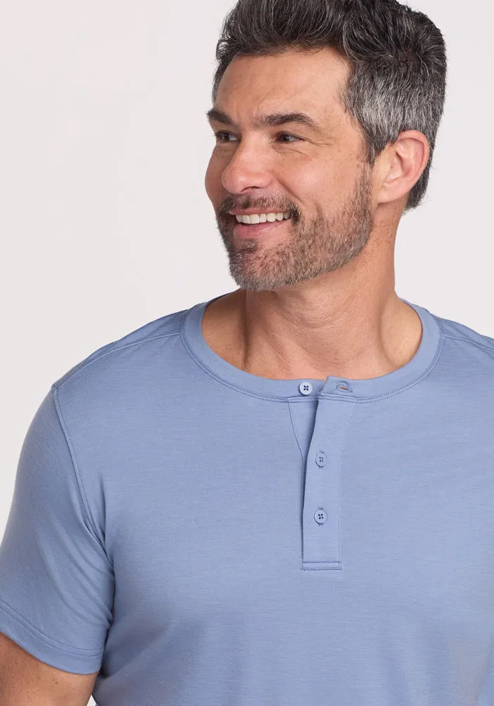 Bronx Henley - Stonewash