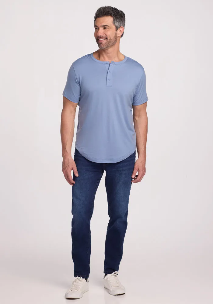 Bronx Henley - Stonewash