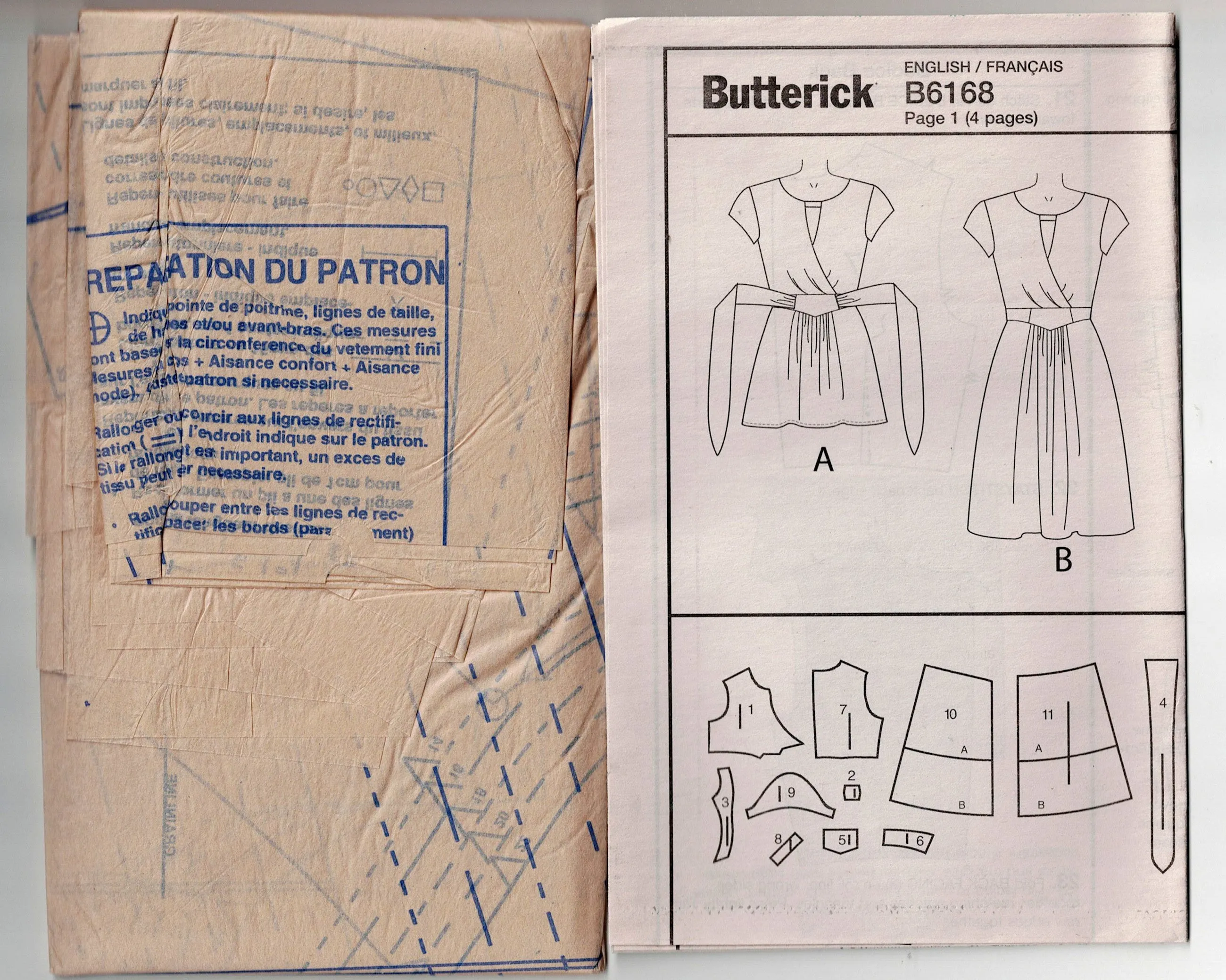 Butterick 6168 LISETTE Womens High Waisted Midriff Top & Dress Out Of Print Sewing Pattern Size 6 - 22 UNCUT Factory Folded