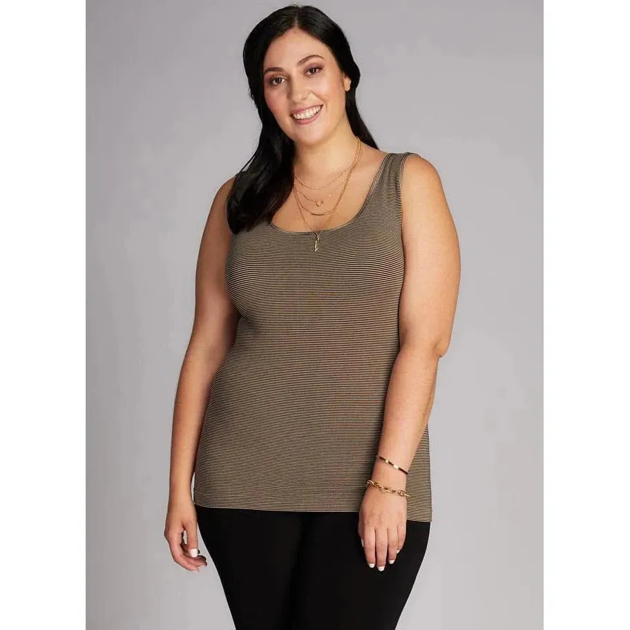 C'est Moi Curvy Bamboo Scoop Tank