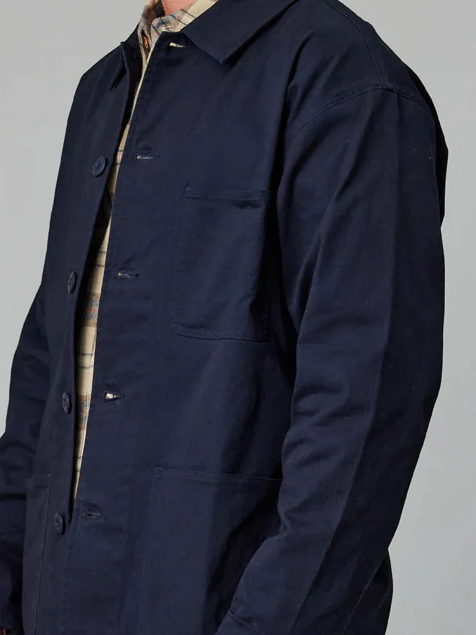 Charter Shacket - Squid Ink