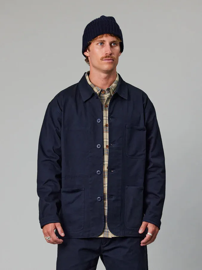 Charter Shacket - Squid Ink