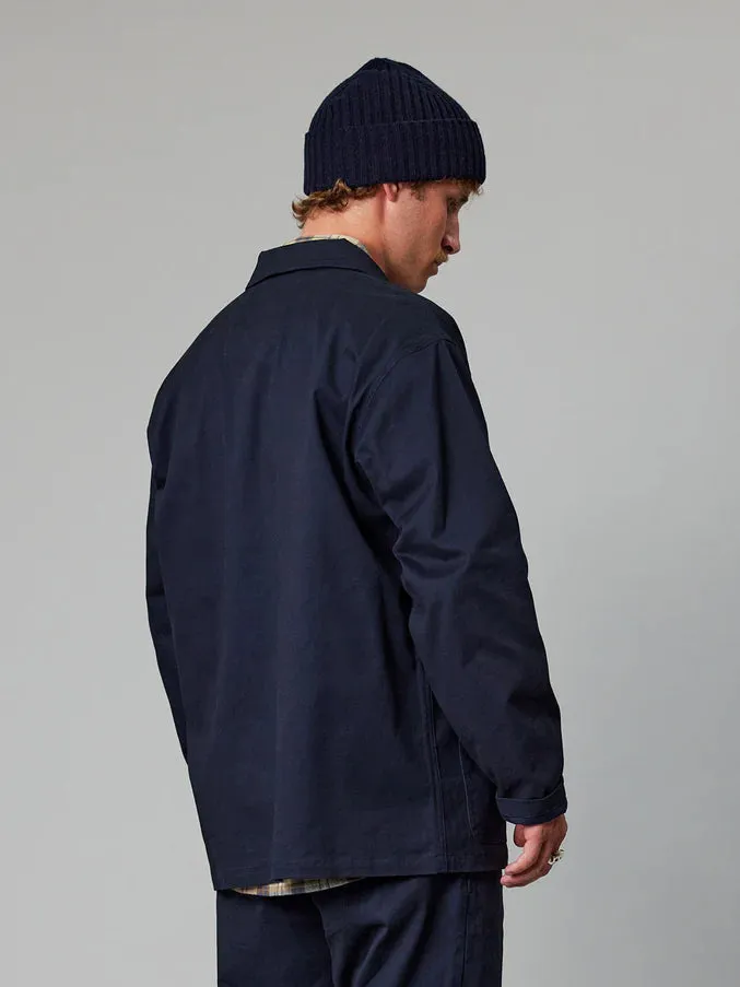 Charter Shacket - Squid Ink
