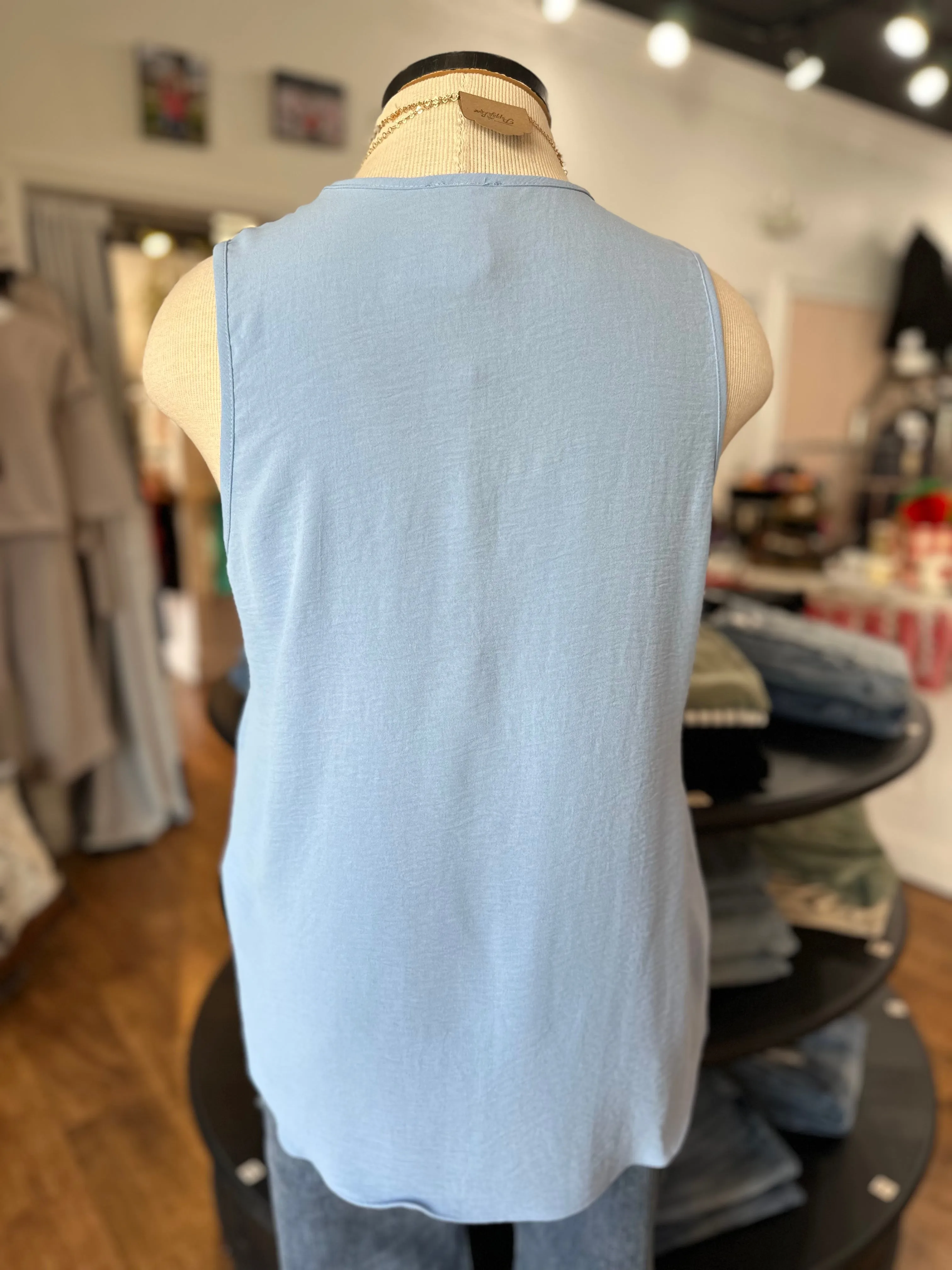 Check You Out Sleeveless Top