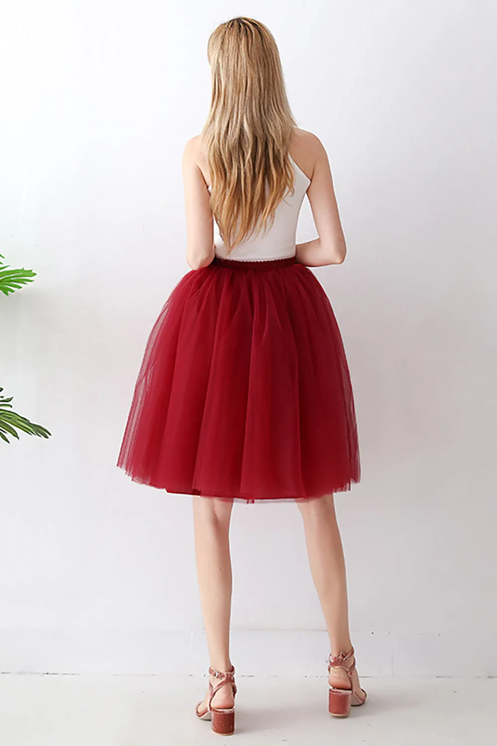 Classic Elastic 5 Layered Tulle Tutu Skirt