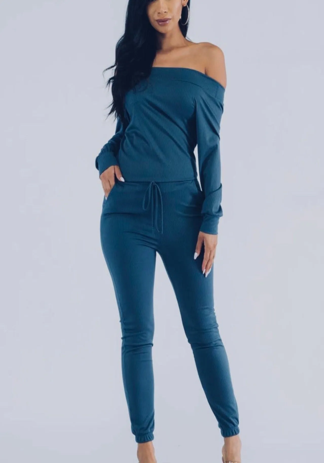 Cold Shoulder Jumpsuit