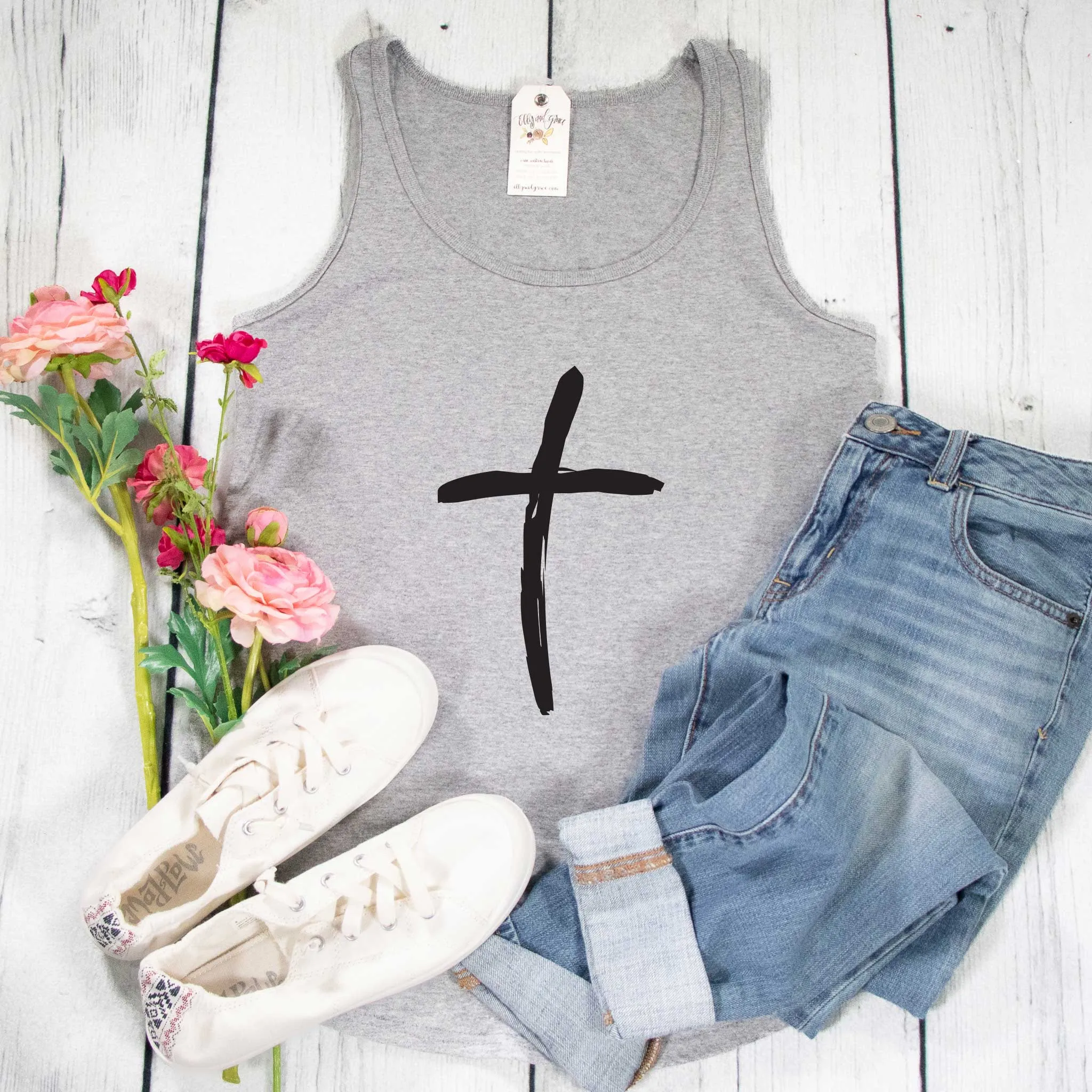 Cross Tank Top