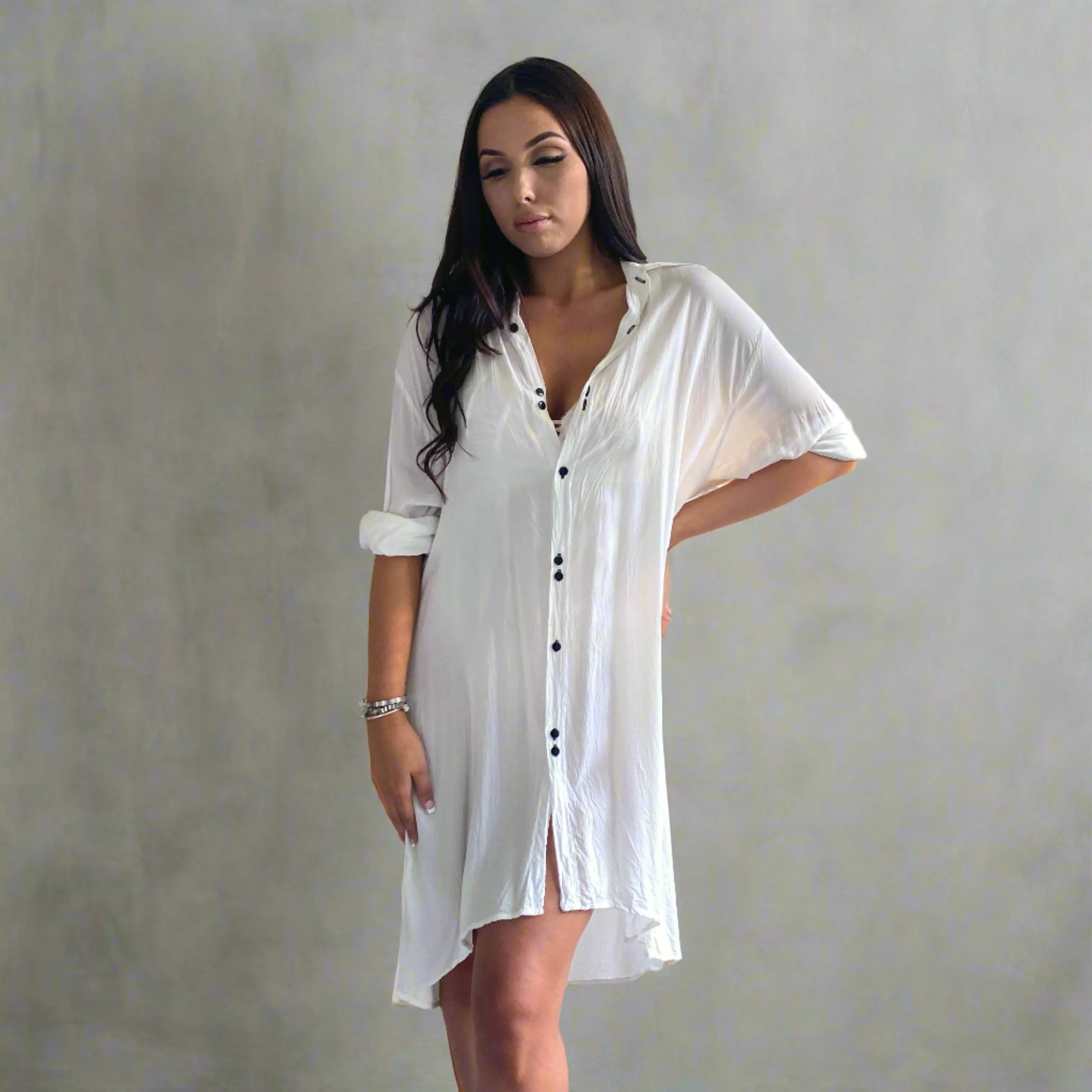 Elila Jewel Oversized Shirt
