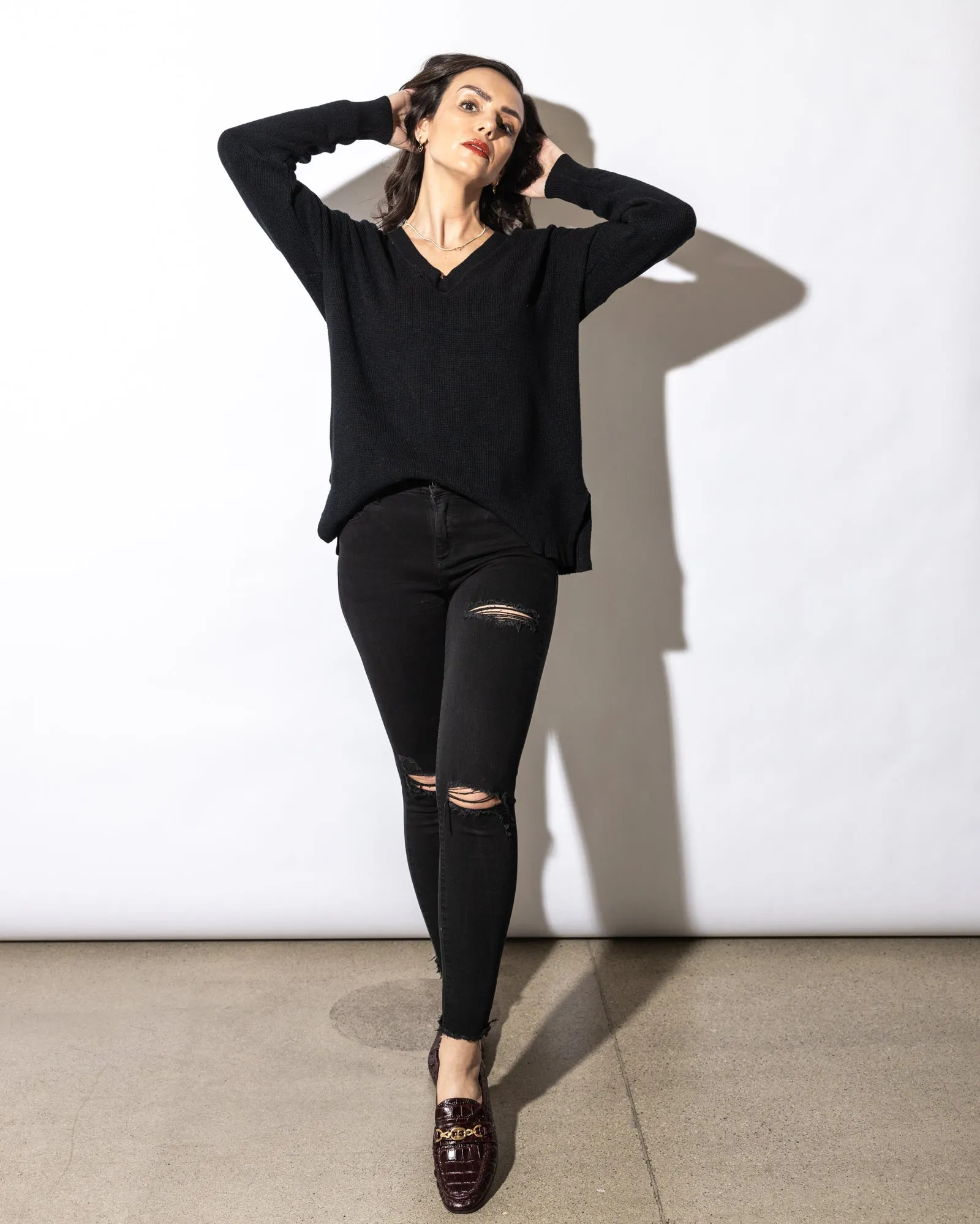 Emory Waffle Knit Tunic