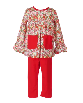 Evergreen Floral - Tollie Tunic