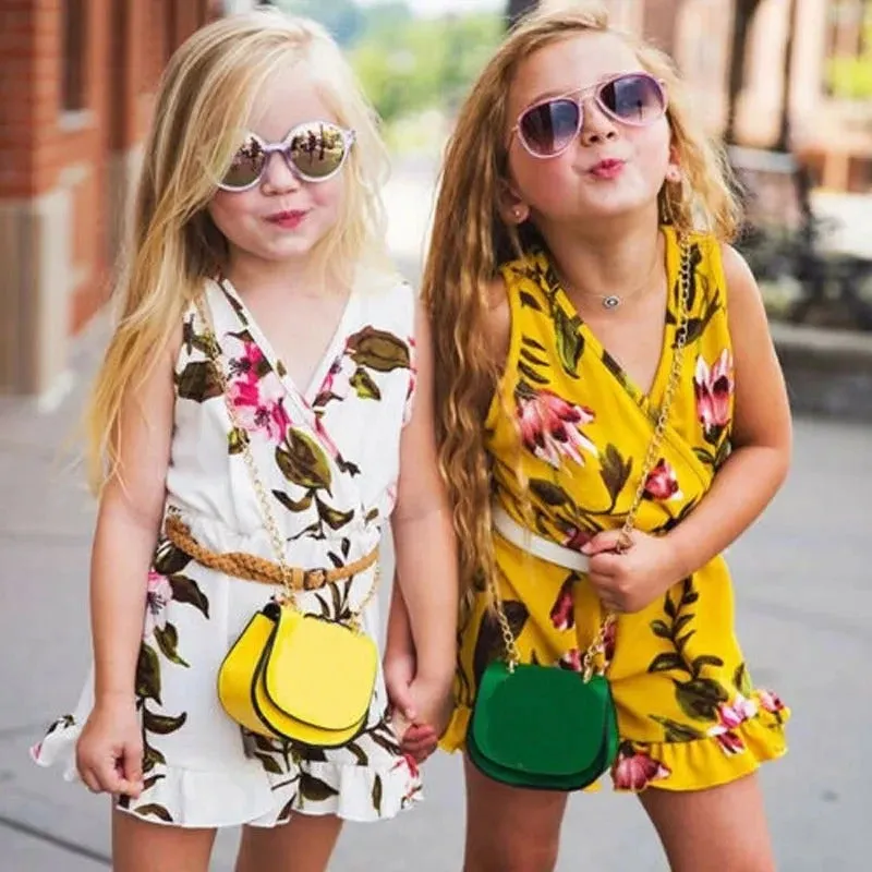 Floral Printed Jumpsuit For Girl's - GlamzLife