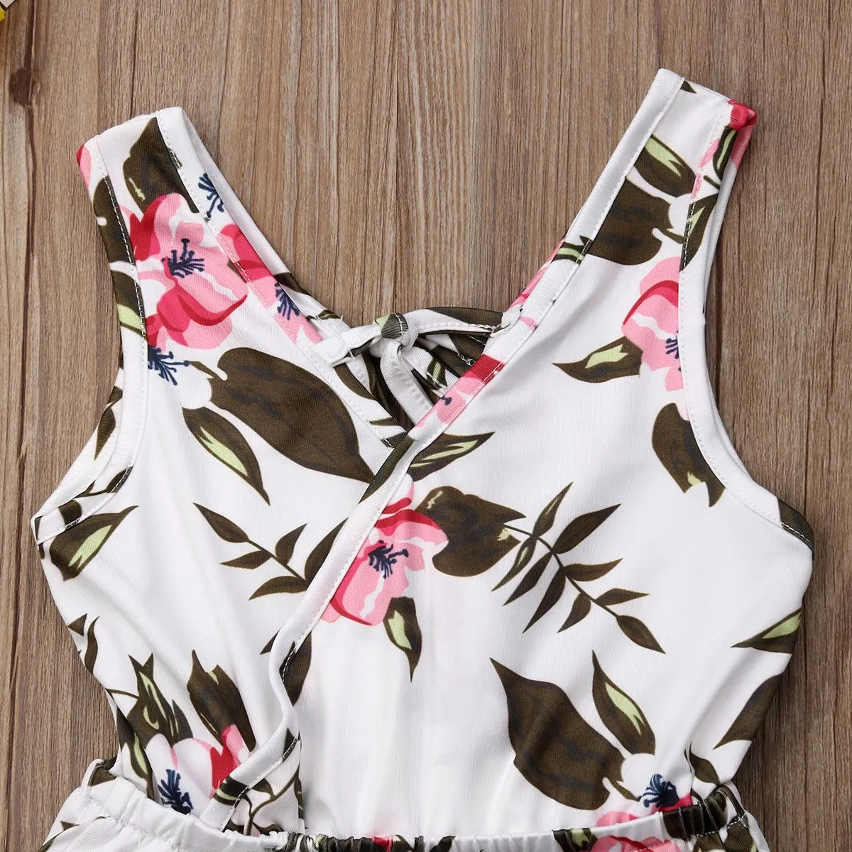 Floral Printed Jumpsuit For Girl's - GlamzLife