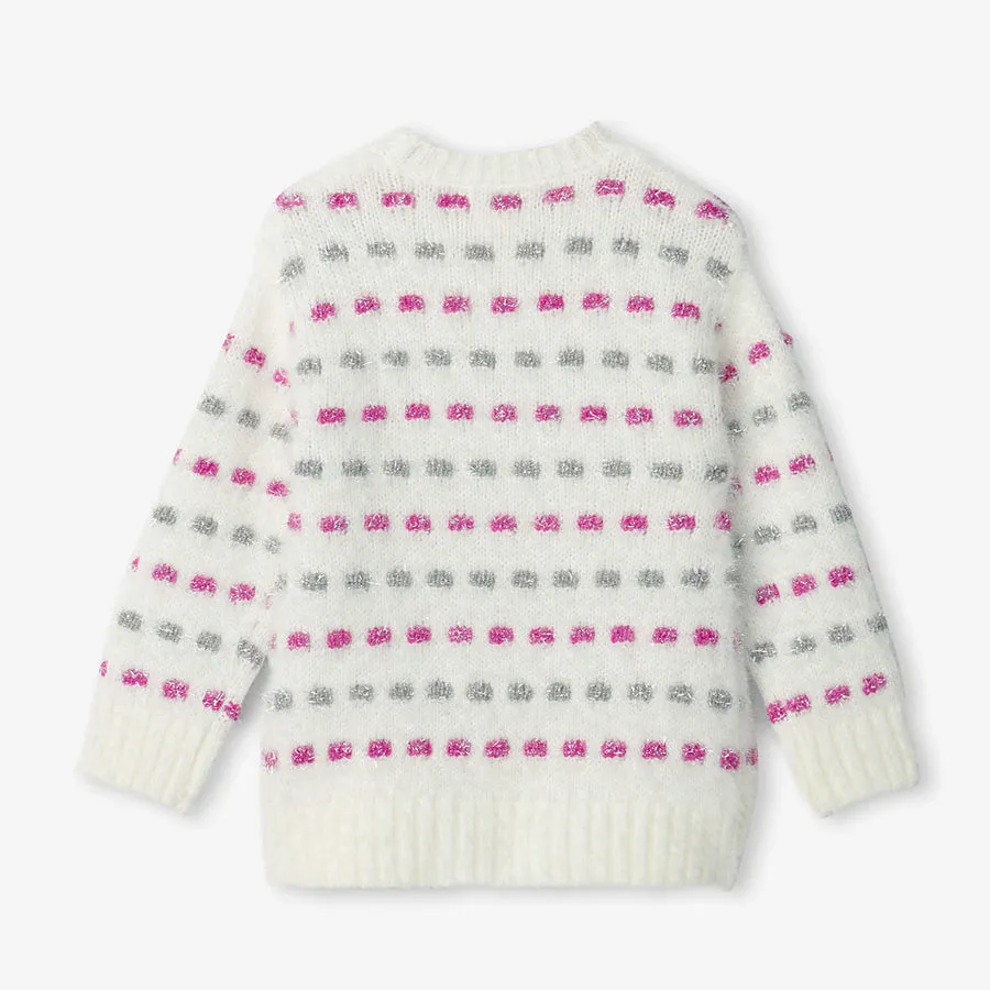 Girls Basket Weave Sweater Tunic