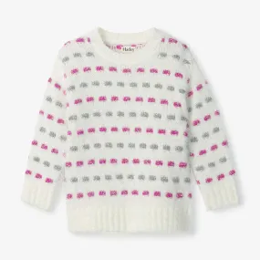 Girls Basket Weave Sweater Tunic