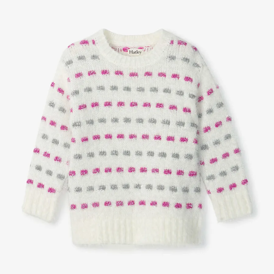 Girls Basket Weave Sweater Tunic