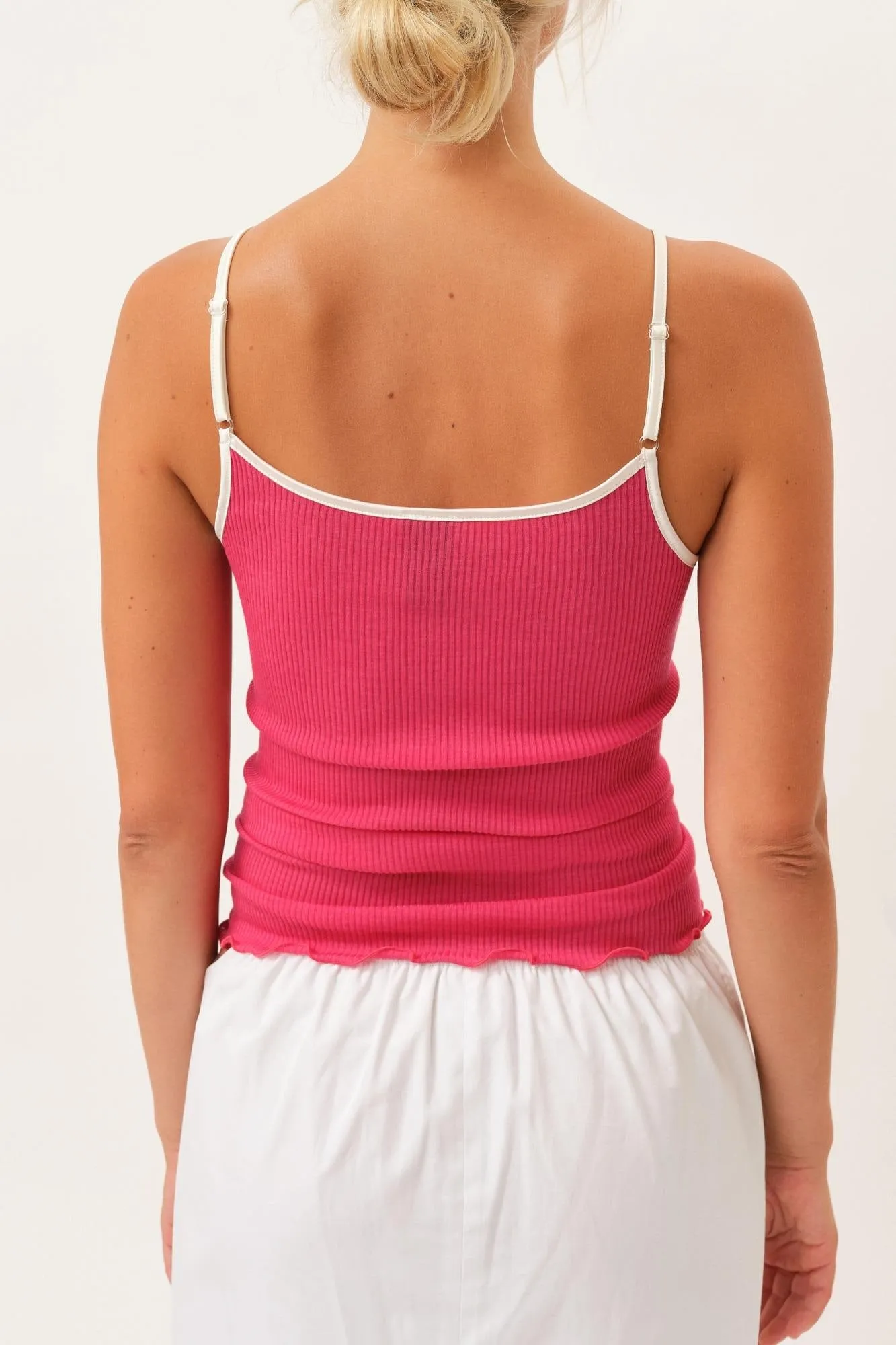 Giulia Oscalito Camisole Top — Fuschia