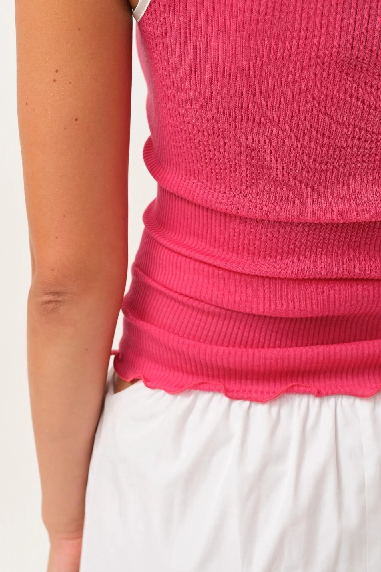 Giulia Oscalito Camisole Top — Fuschia
