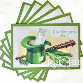 Green Top Hat - Layering PostCards