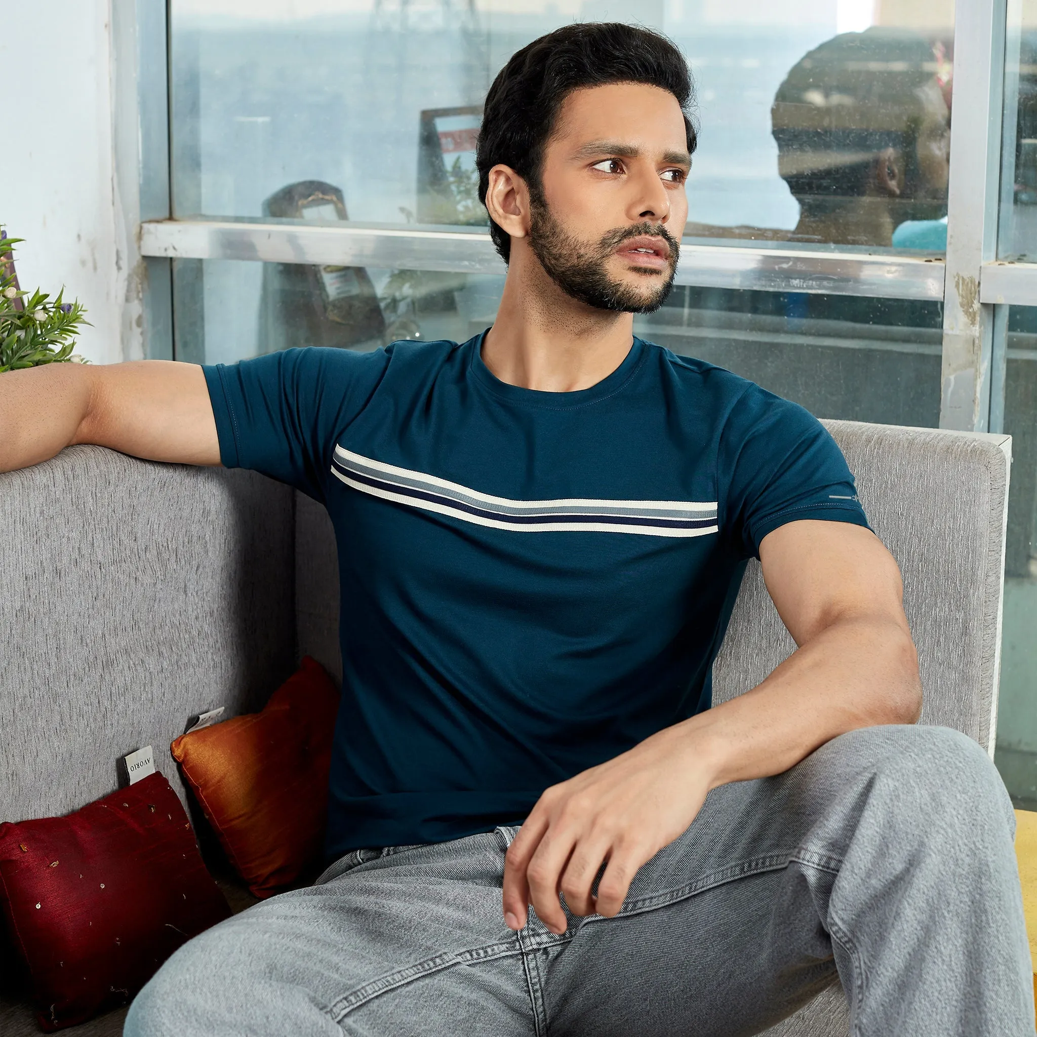 Grey Stripes T-Shirt