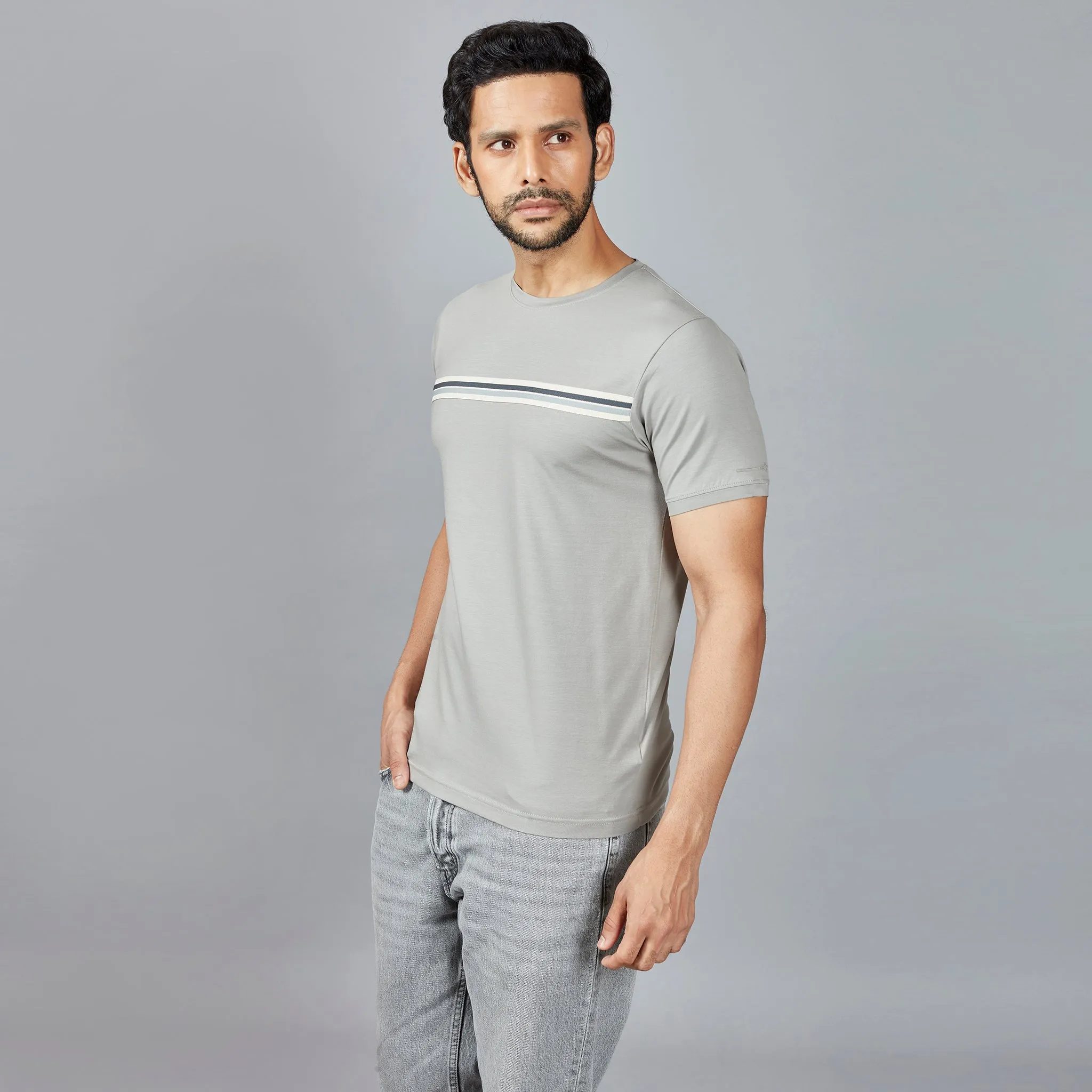 Grey Stripes T-Shirt