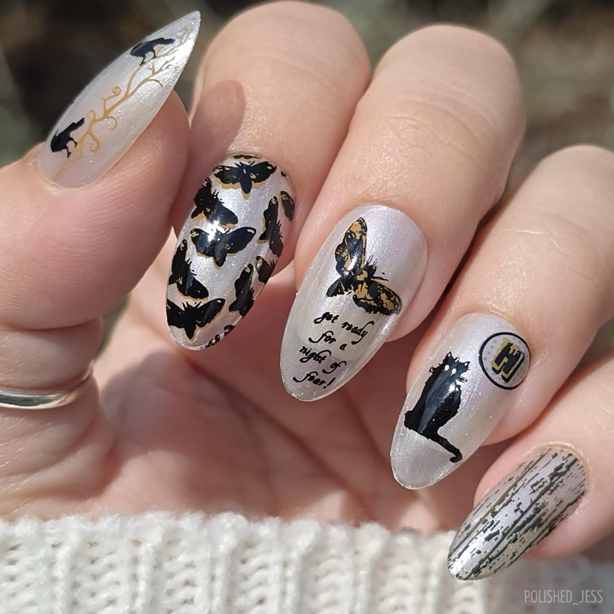 Hallow's Eve (CjS-H-73) Steel Nail Art Stamping Plate