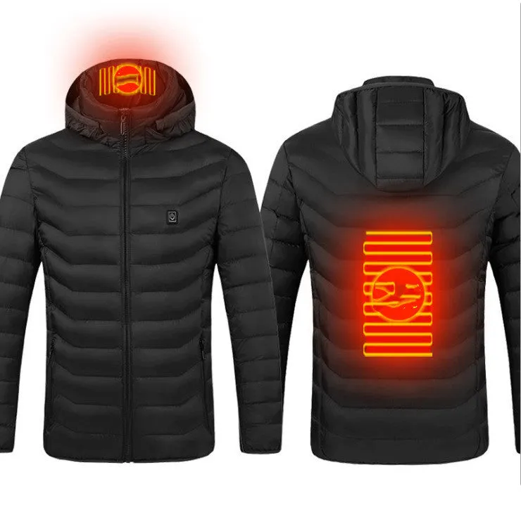 Heated USB Electric Jacket | Men's Winter Thermal Coat with Heating Vest