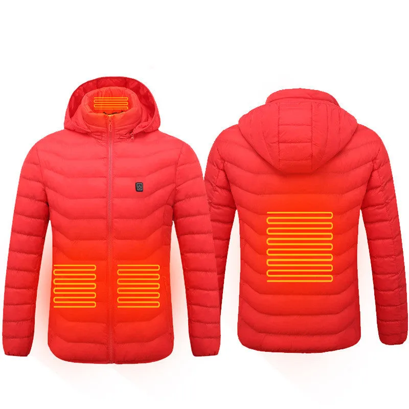 Heated USB Electric Jacket | Men's Winter Thermal Coat with Heating Vest