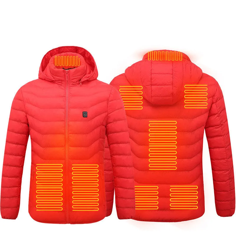 Heated USB Electric Jacket | Men's Winter Thermal Coat with Heating Vest