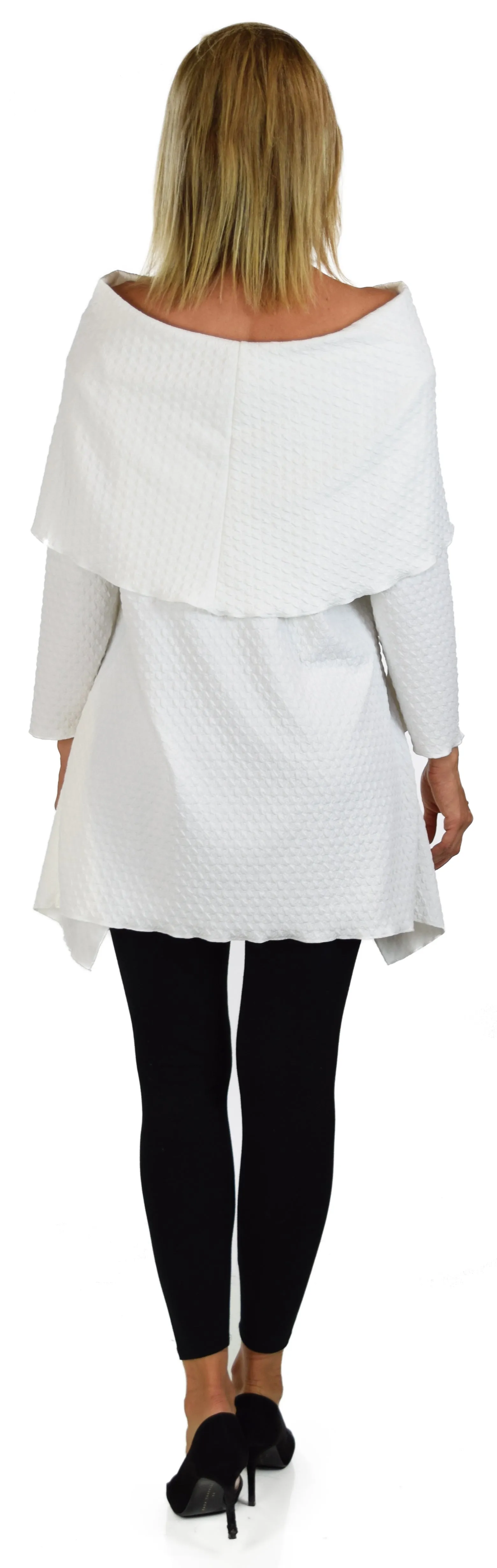 High End Tunic, Designer Tunic, Cowl Neck Tunic, Plus size tunic, Women Tunic, In premium Textured Fabric. L to 3XL