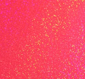 Holographic Sparkle Neon Pink Permanent Vinyl | Permanent Adhesive Vinyl