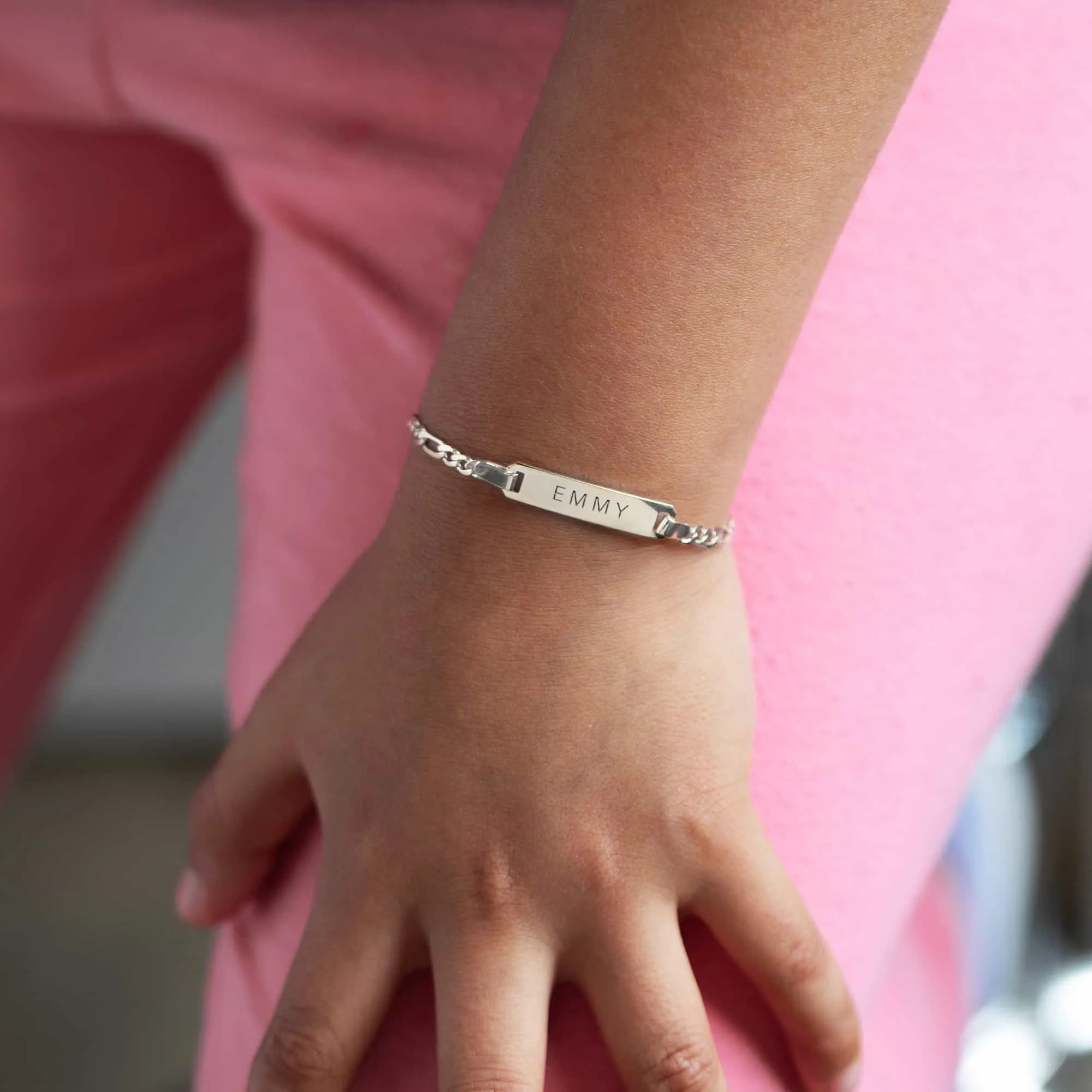 ID Bracelet - Figaro Chain