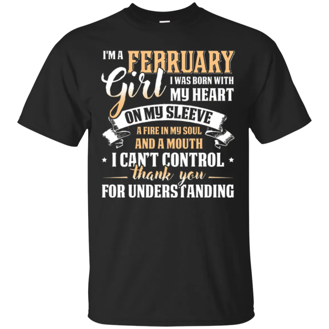 I'm A February Girl T-Shirt Special Gift For Birthday Shirt