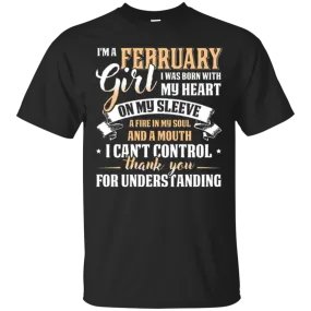 I'm A February Girl T-Shirt Special Gift For Birthday Shirt