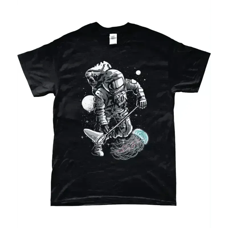 Jellyfish Astronaut Cotton T-Shirt