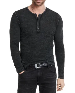 John Varvatos Mens Regular fit Long Sleeve T-Shirt Shirt Medium Green Reversible