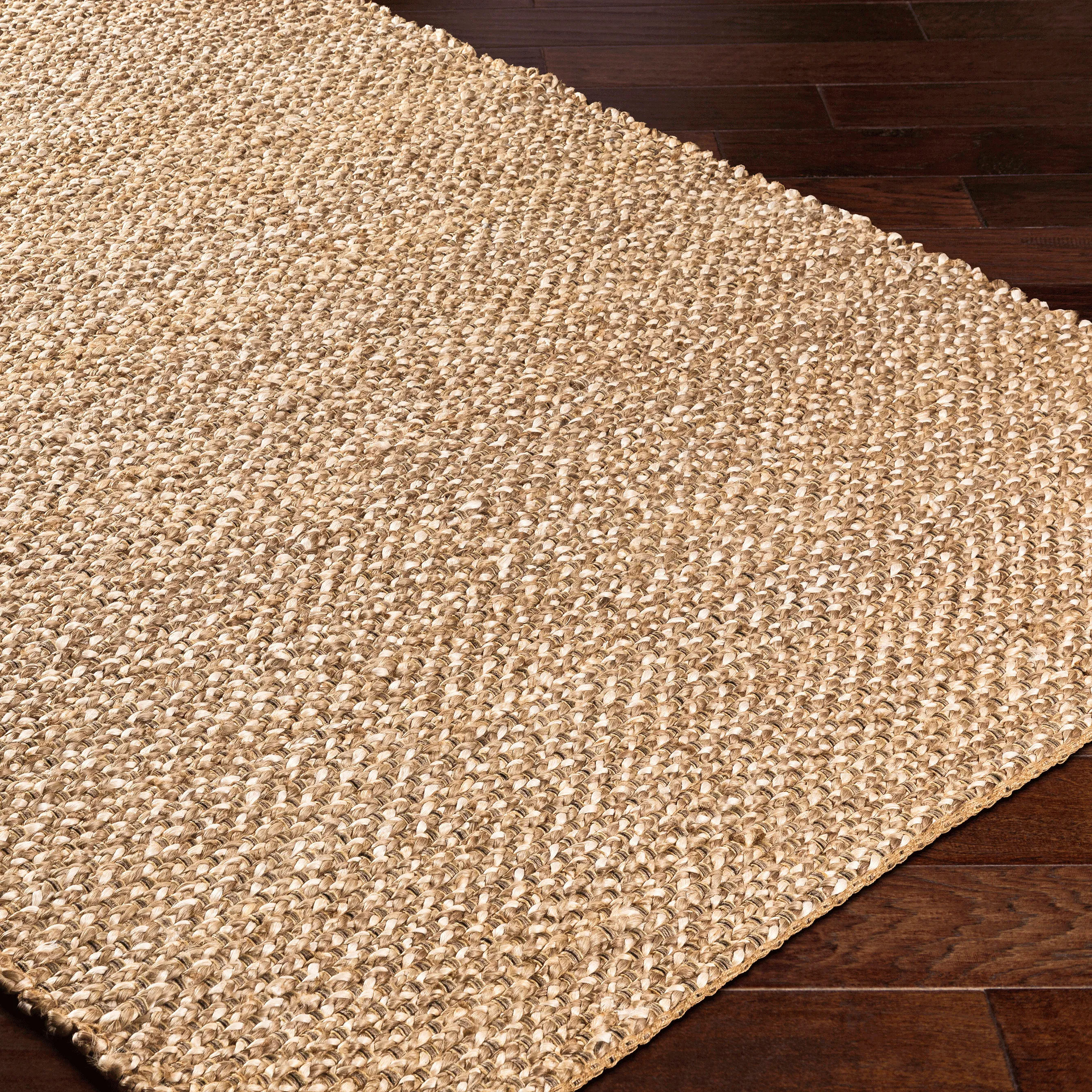 Jute Fleck Rug: Natural