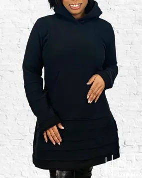 Laya Fleece Tunic Black
