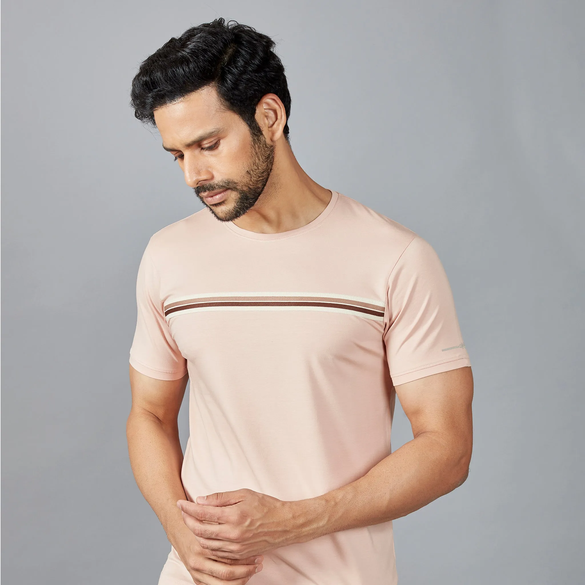 Light Blue Stripes T-Shirt
